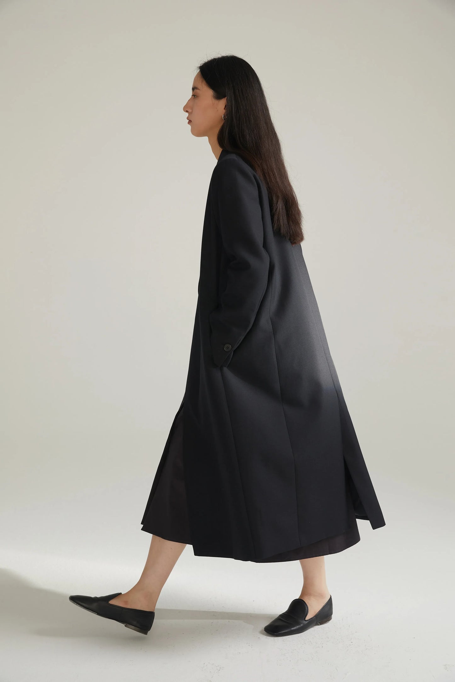 Margaux Double-Breasted Long Coat
