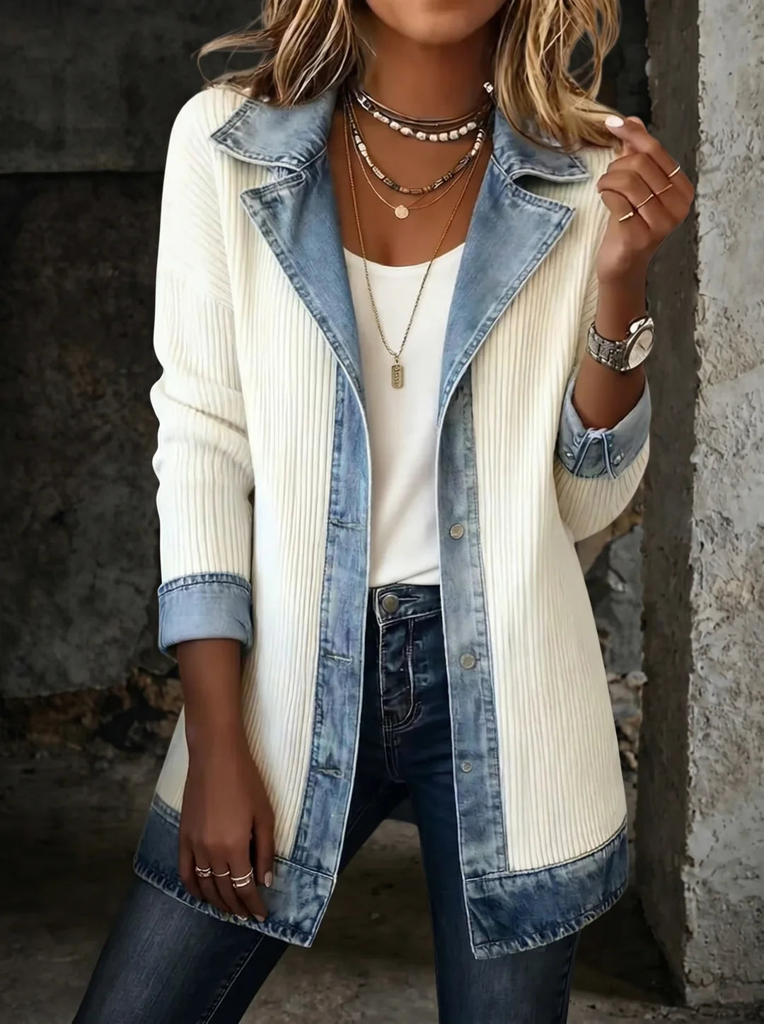 Seraphina | Unisex Classic Denim Jacket