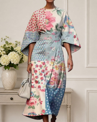Celestia | Floral Midi Dress