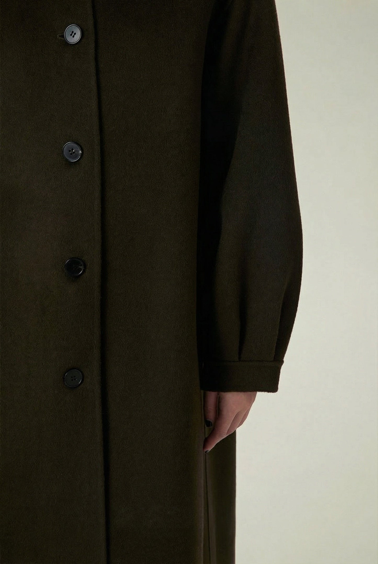 Odette Single-Breasted Long Coat