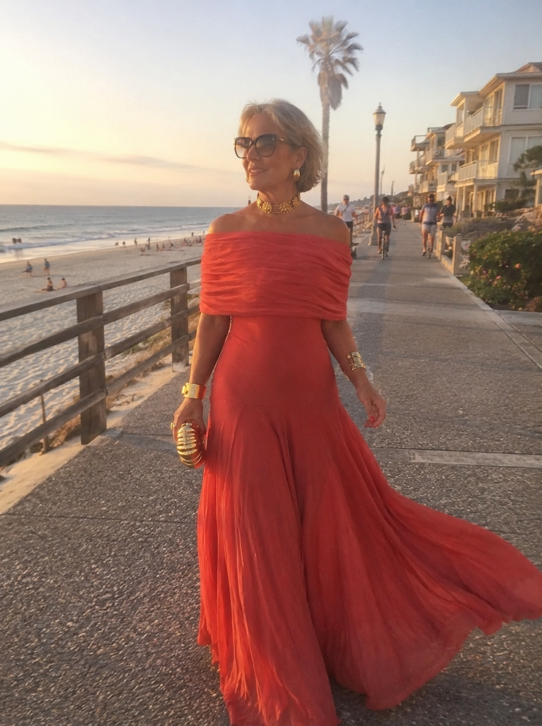 Toledo Asymmetric One-Shoulder Flowy Midi Dress | Norella Boutique Boston