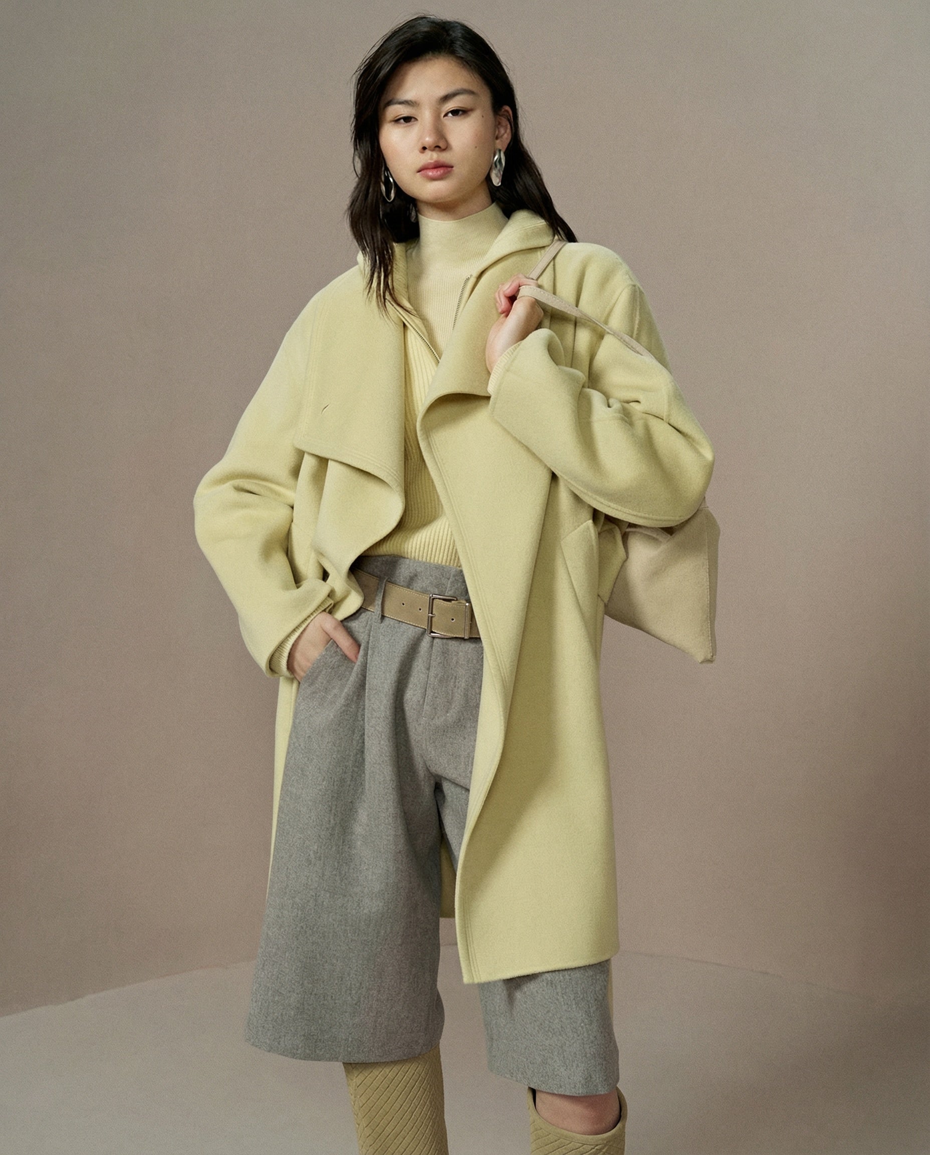 Amelie Wrap Coat side