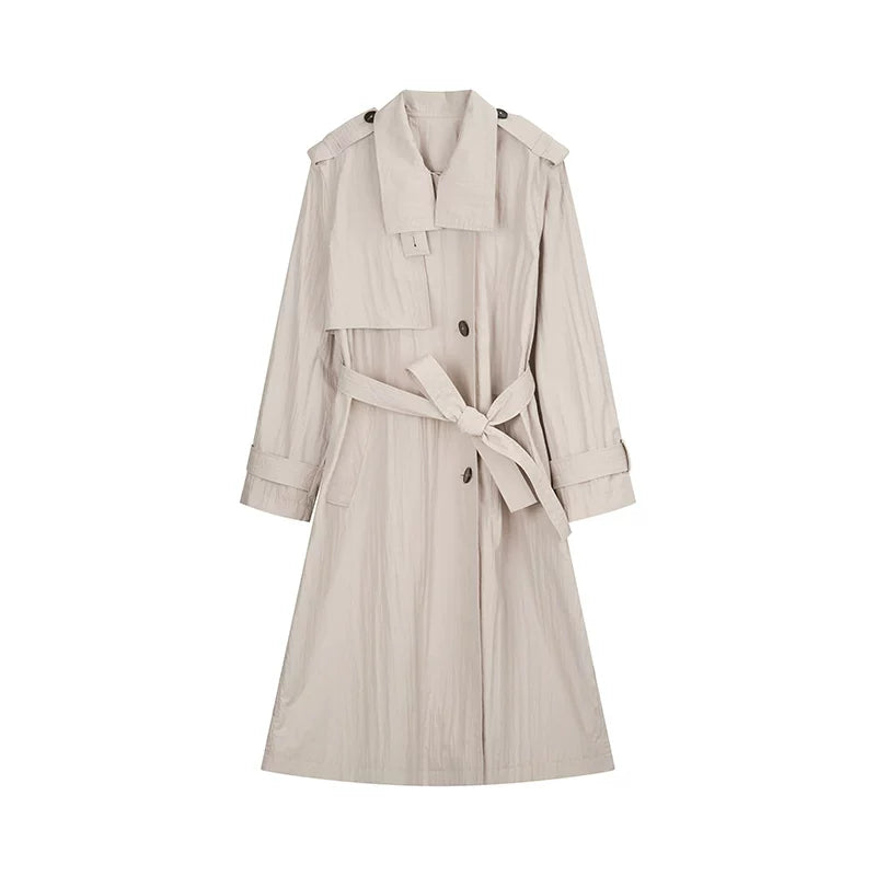 Celine Belted Long Trench Coat - Detail 1