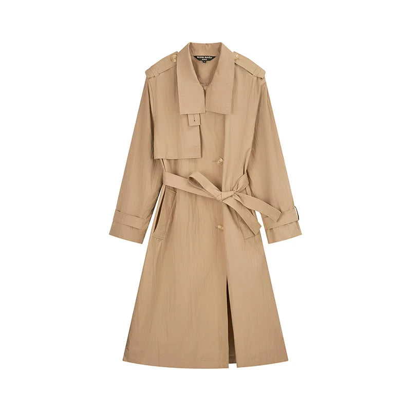 Celine Belted Long Trench Coat - Detail 2