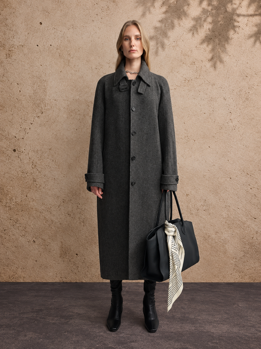 NRLA Curved Cocoon Wool Coat