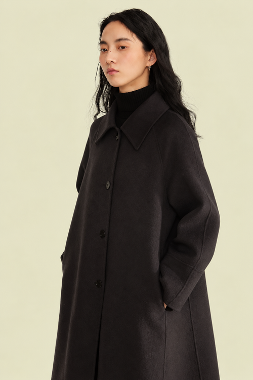 NRLA Single-Breasted Long Coat