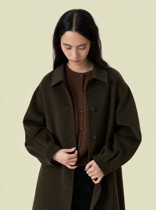 NRLA Single-Breasted Long Coat