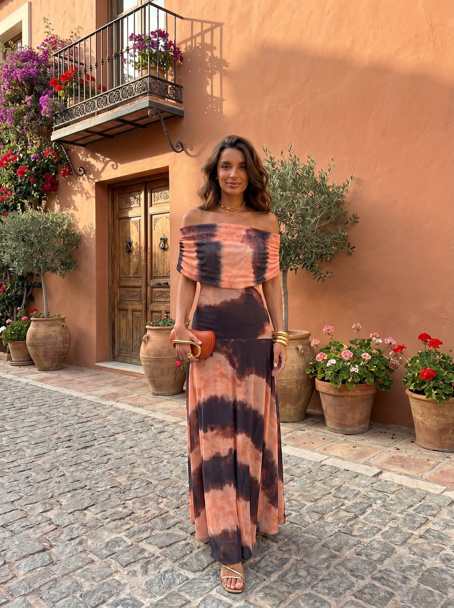 Toledo Printed Brown