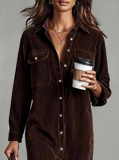 Lotte Dress - Dark Brown 2