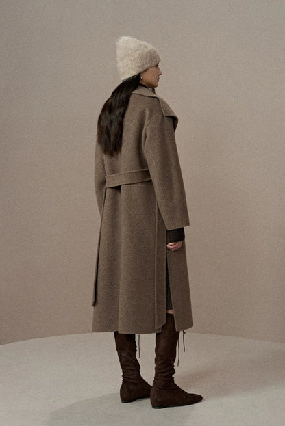 Gisele Shawl Coat side