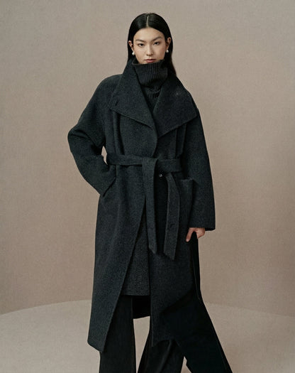 Gisele Shawl Coat detail