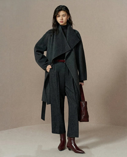 Amelie Wrap Coat detail