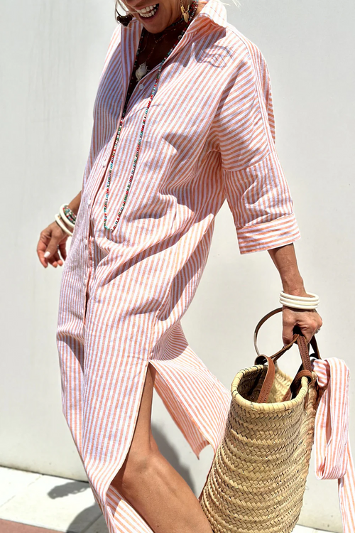Luméra Wrinkle-Free Summer Dress - Pink