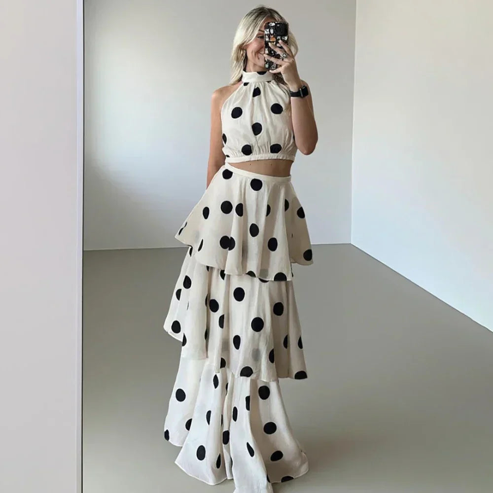 Luna Polka Dot Timeless Elegance Set | Norella Boutique Boston