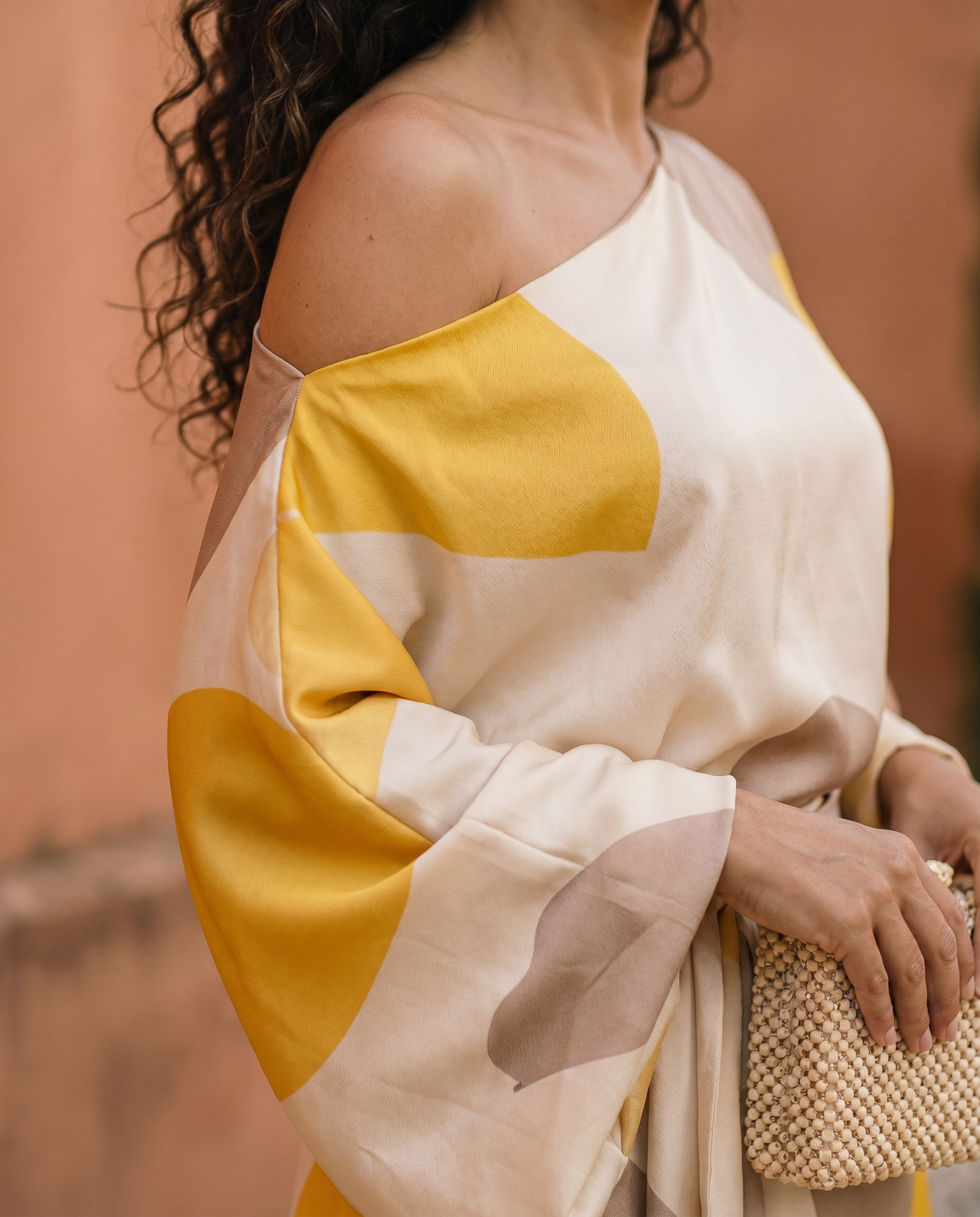 Daniela Yellow Fringe Two-Piece Midi Dress Set | Norella Boutique Boston