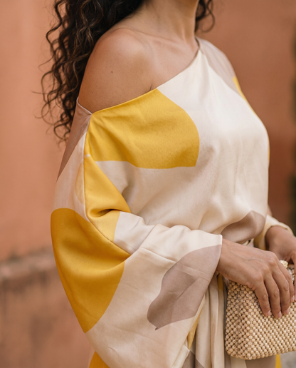 Daniela Yellow Fringe Two-Piece Midi Dress Set | Norella Boutique Boston