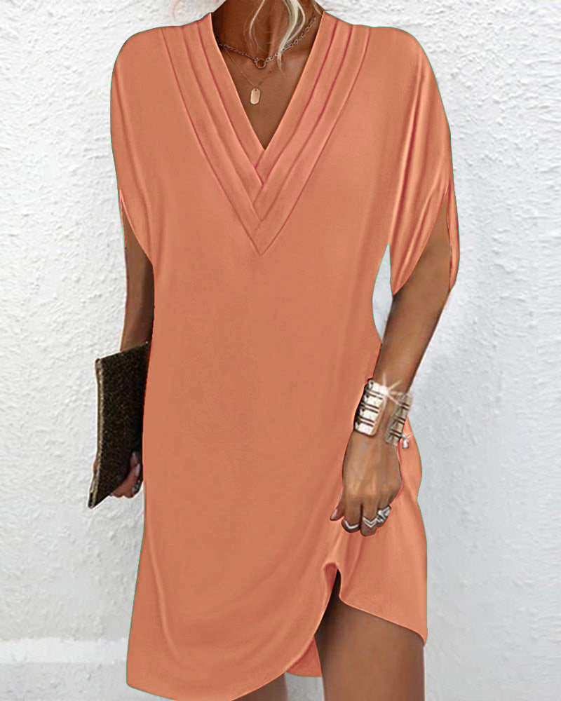 Elena Dress - Orange