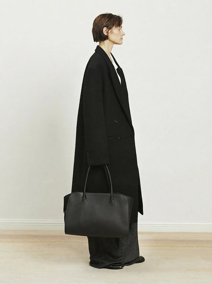 Claudine Double-Breasted Wool Coat