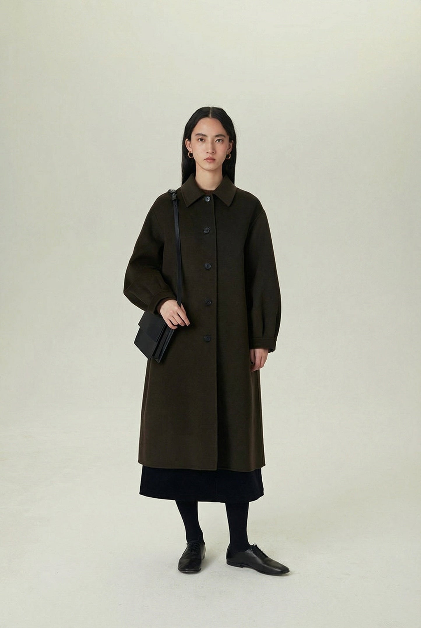 Odette Single-Breasted Long Coat