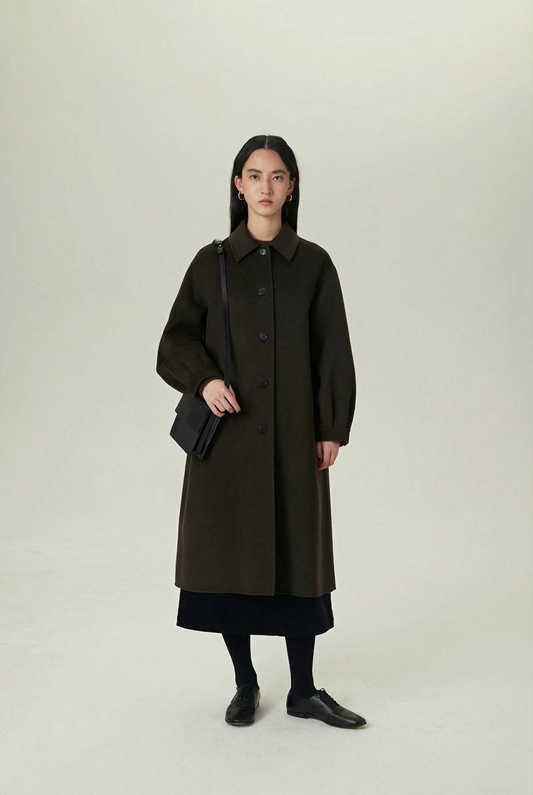 Odette Single-Breasted Long Coat