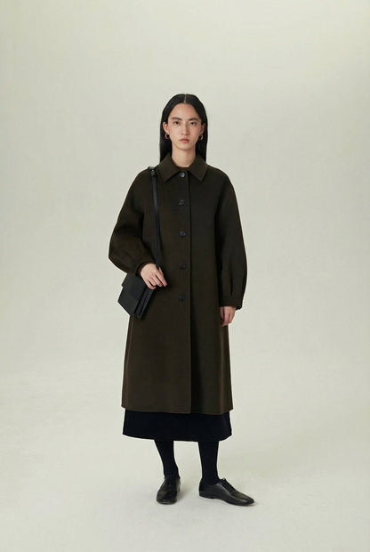 Odette Single-Breasted Long Coat